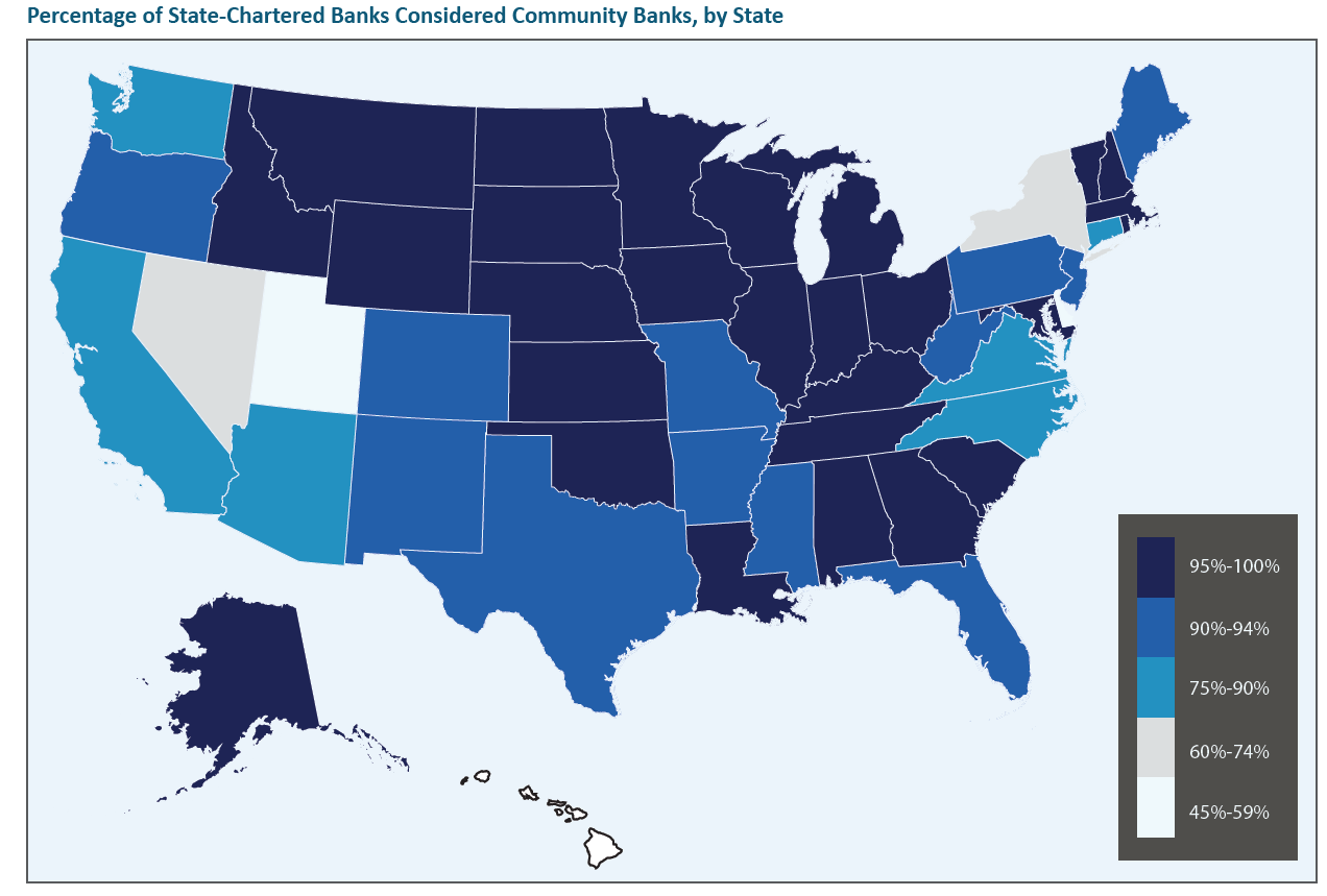 Map of State Chartered Banks