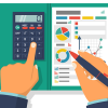 Accountant at work