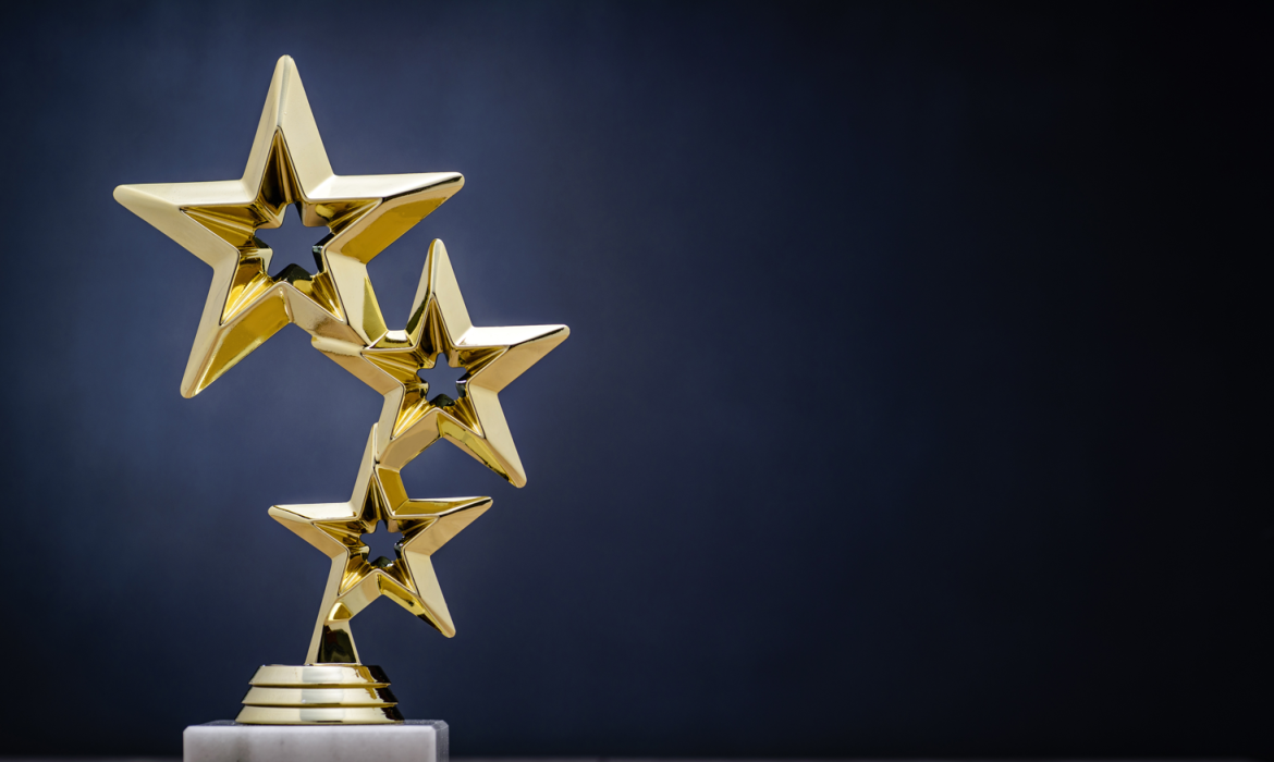 stars on a trophy